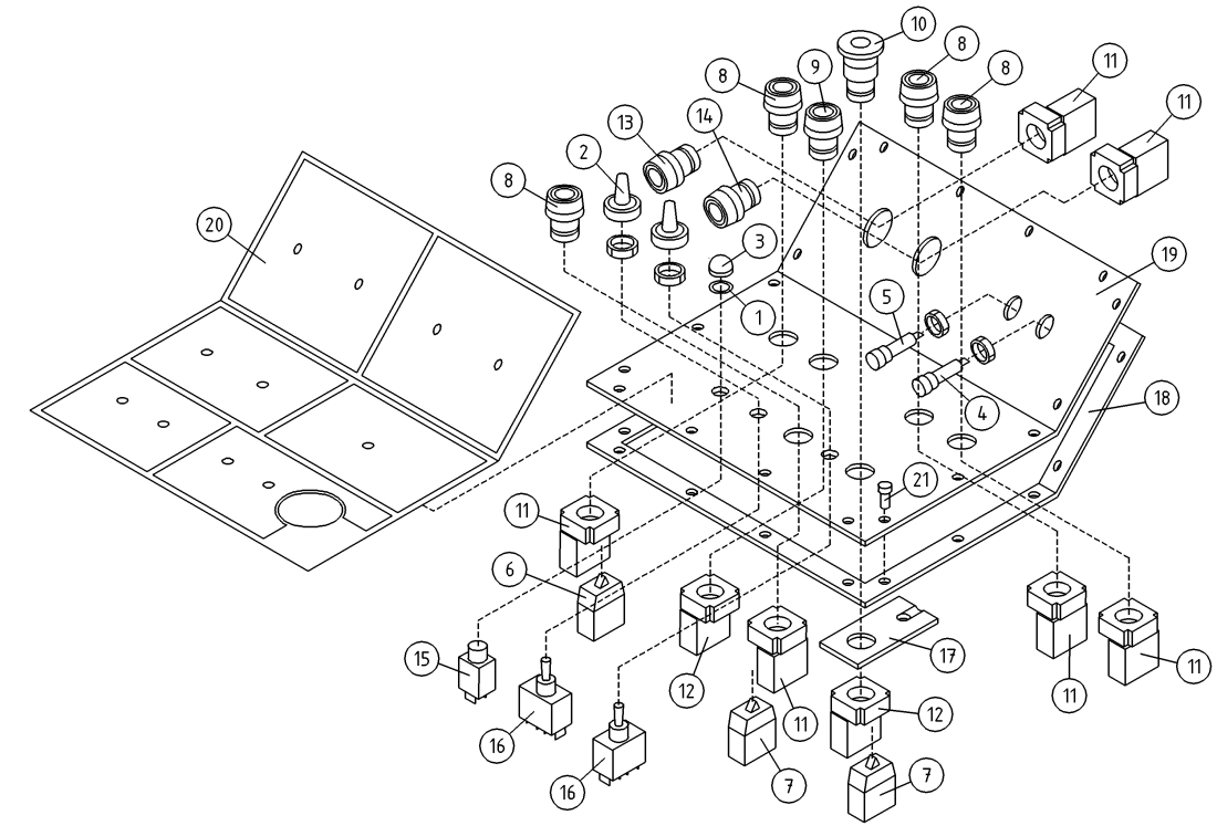 DINO 180XT COVER FOR PLATFORM CONTROL PANEL