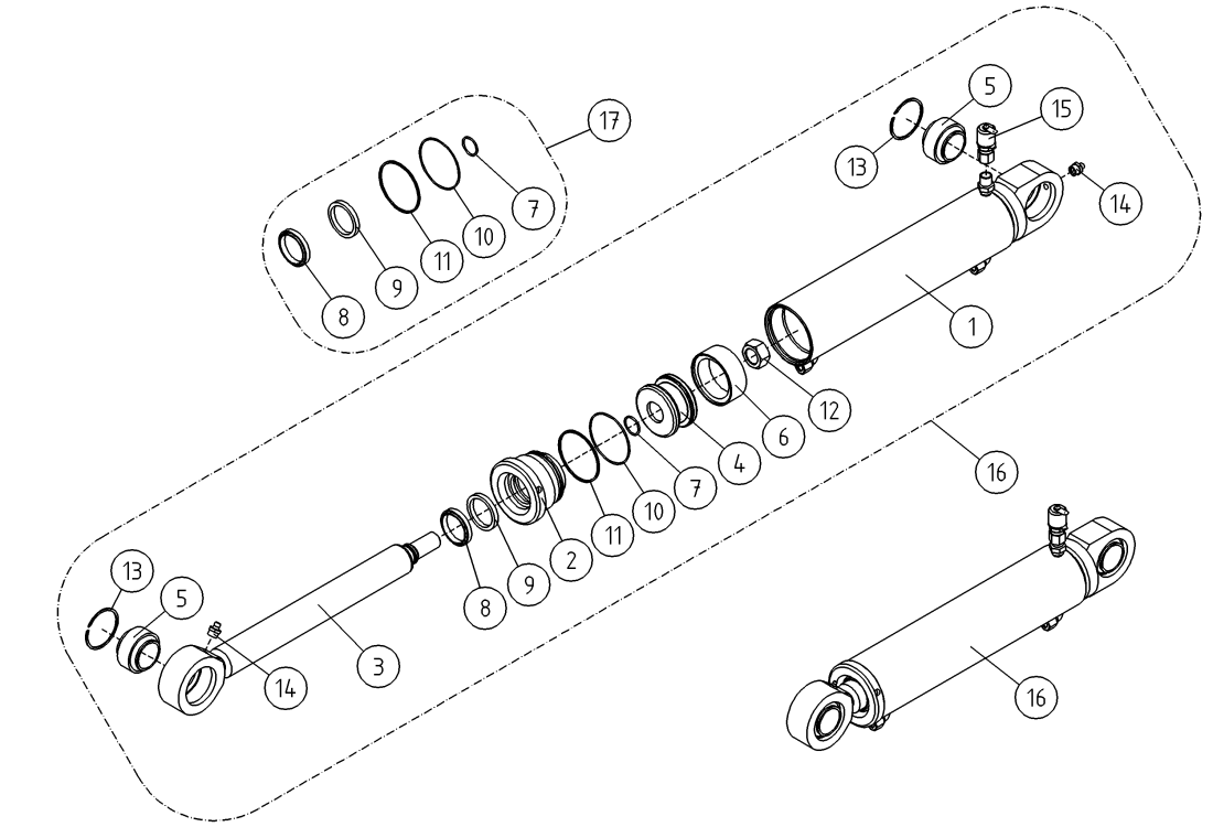 DINO 185XTS MASTER CYLINDER