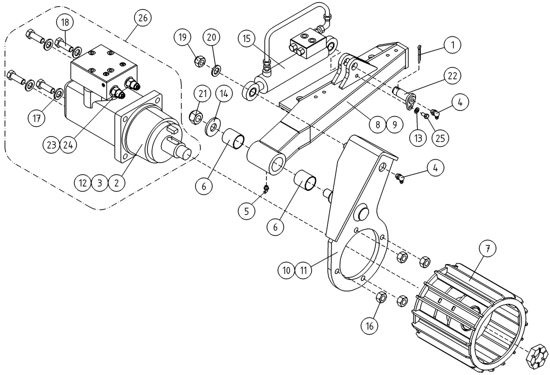 DINO 230T DRIVE MECHANISM