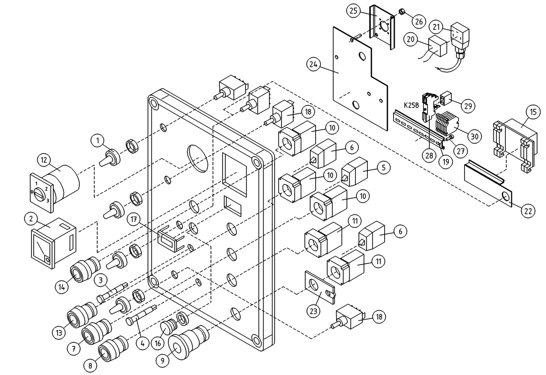 DINO 135T LOWER CONTROL BOX COVER