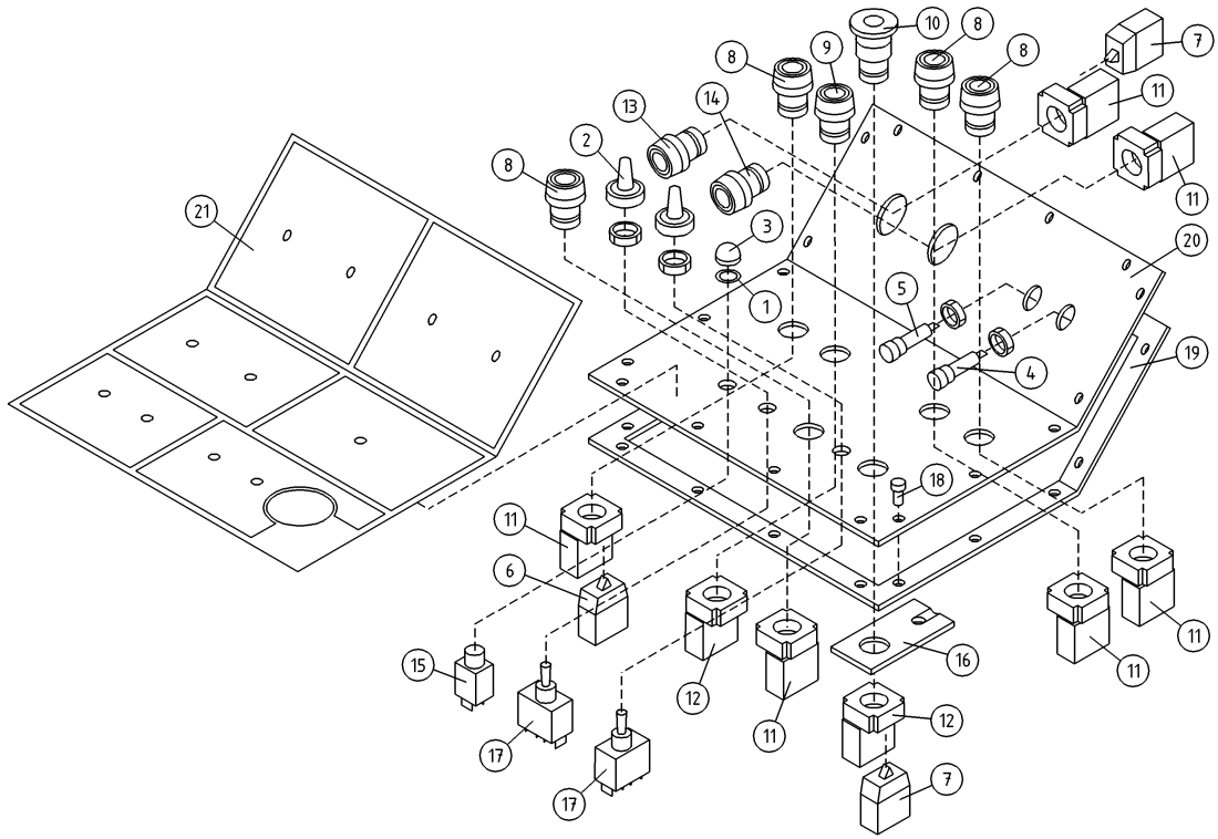 DINO 135T COVER FOR PLATFORM CONTROL PANEL