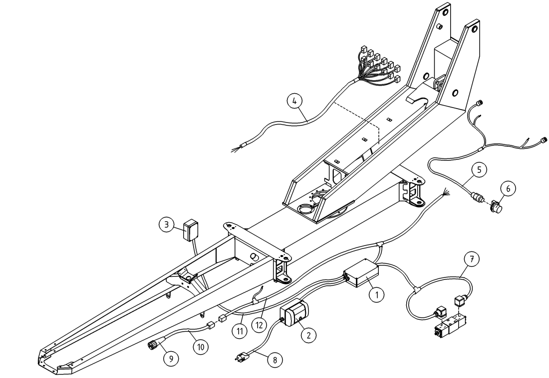 DINO 120TN CHASSIS, ELECTRIC HARNESS