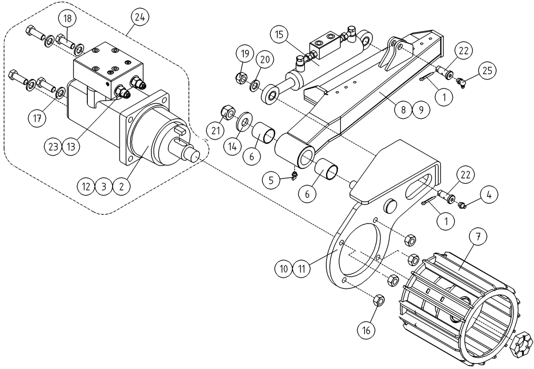 DINO 230T DRIVE MECHANISM