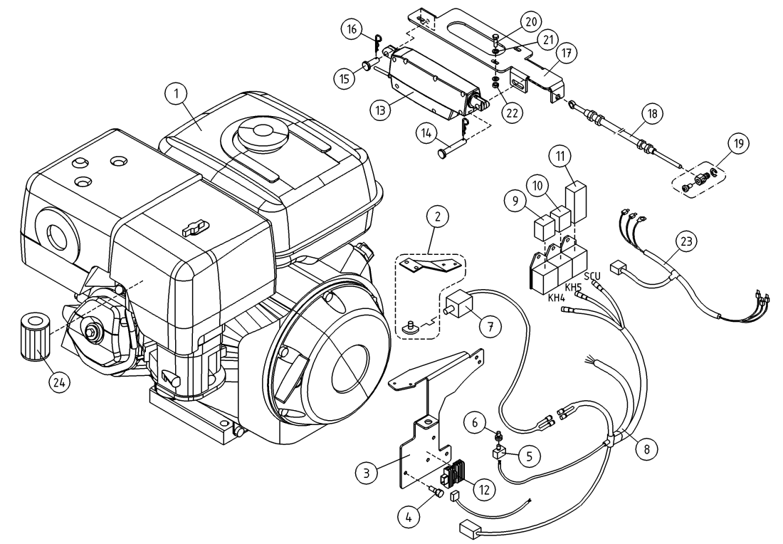 DINO 260XTD AGGREGATE (HONDA)