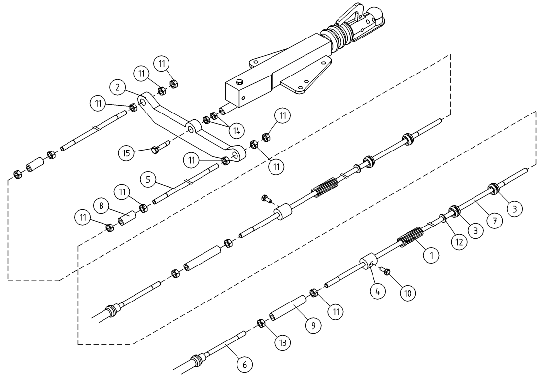 DINO 230T BRAKE BEAMS