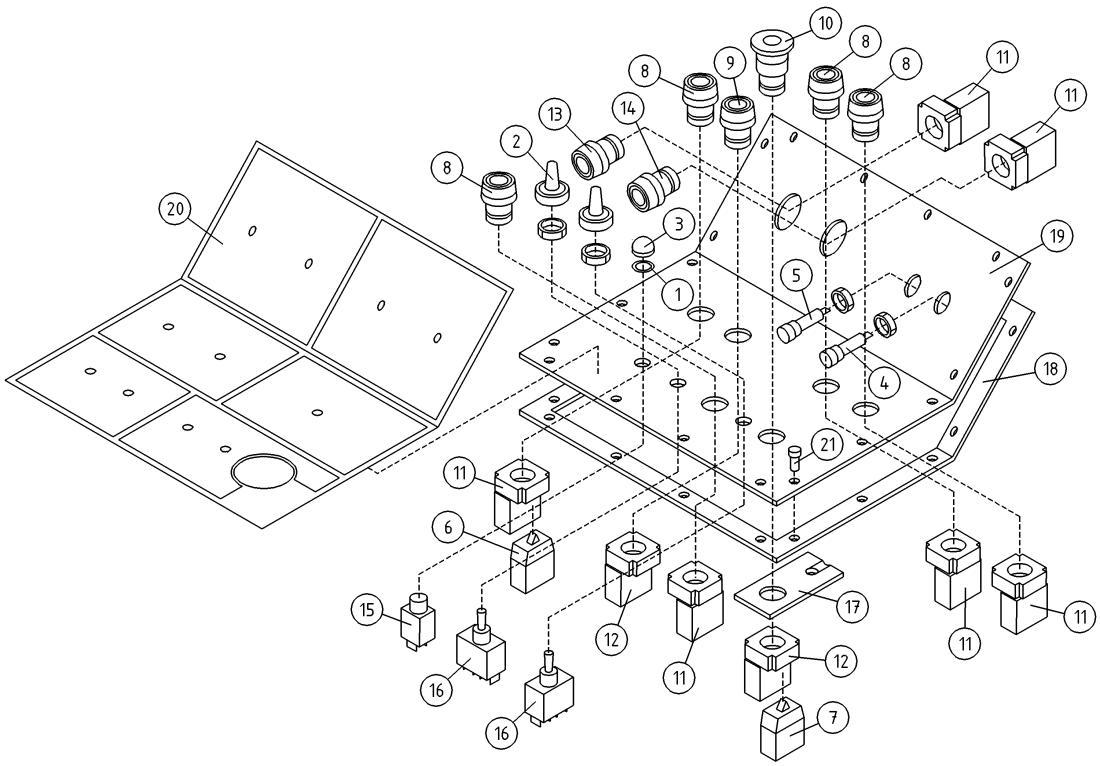 DINO 180XT COVER FOR PLATFORM CONTROL PANEL