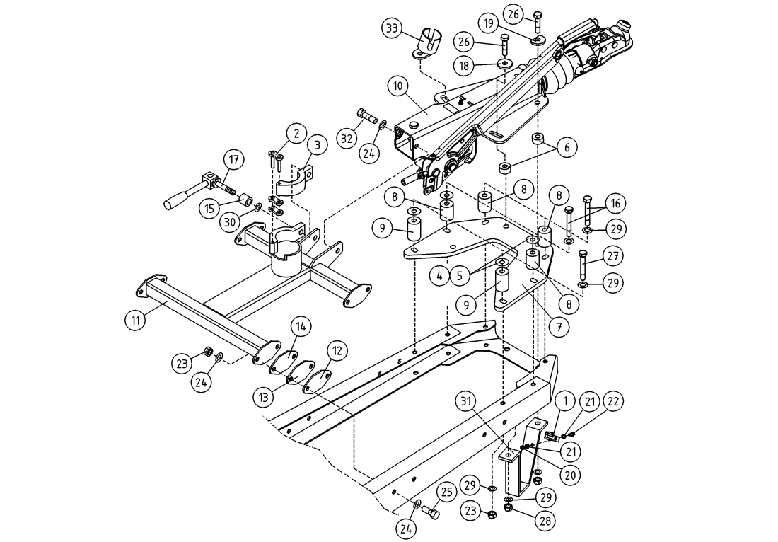 DINO 180TB TOWBAR COUPLING