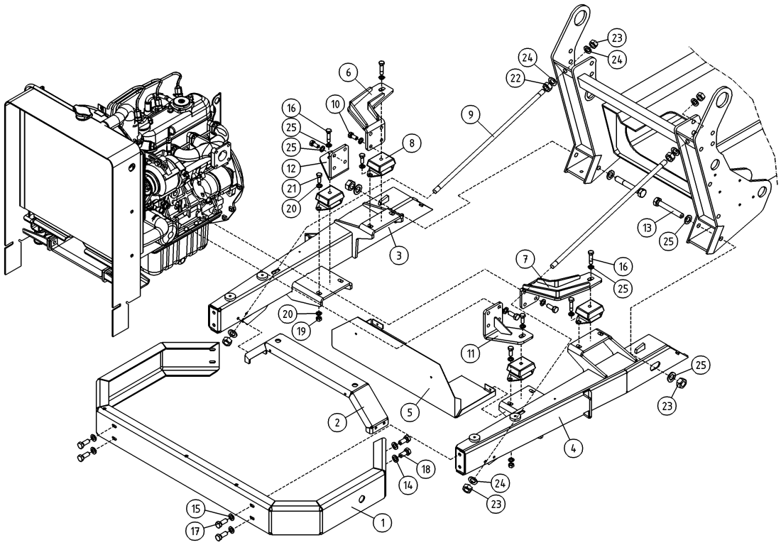 DINO 265RXT FRONT FRAM