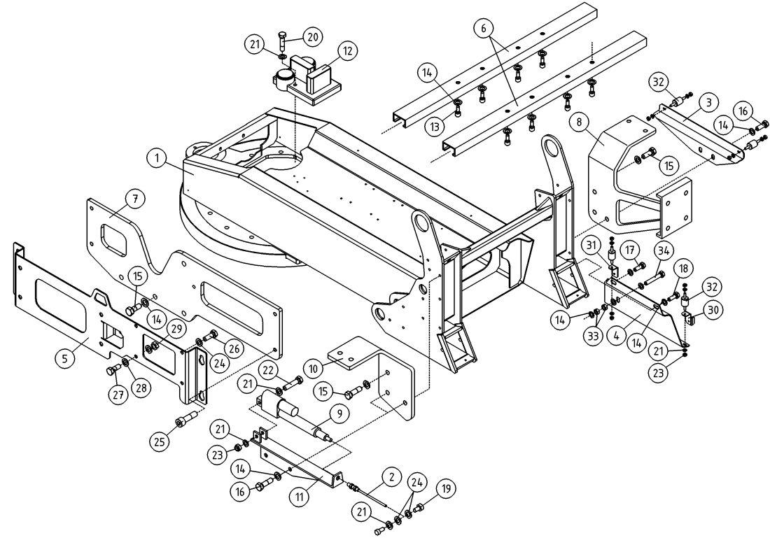 DINO 205RXT CLAMP FOR ROTATION UNIT