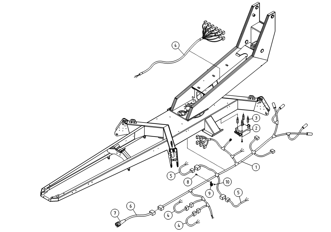 DINO 120TB CHASSIS, ELECTRIC HARNESS