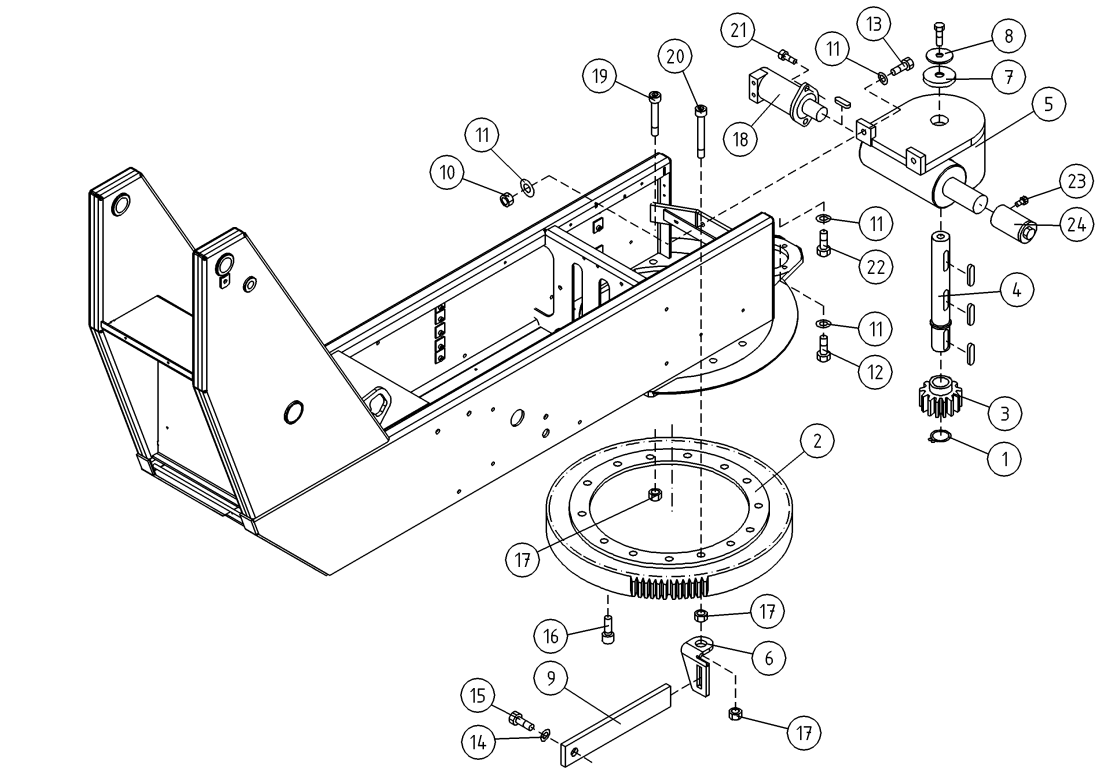 DINO 180TB ROTATION MECHANISM