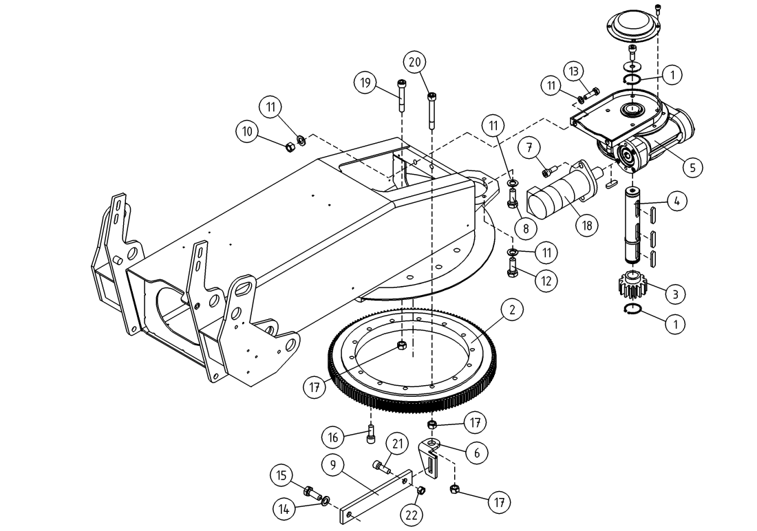 DINO 160XTII ROTATION MECHANISM