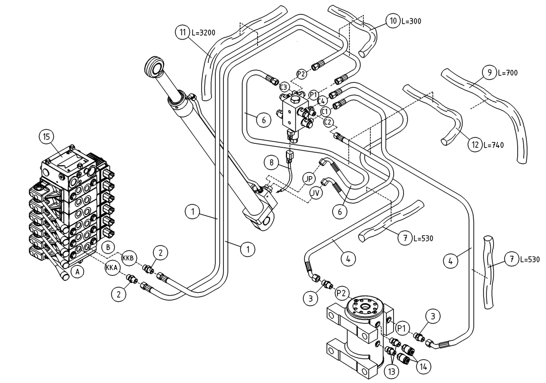 DINO 220XSE HYDRAULICS, PLATRORM