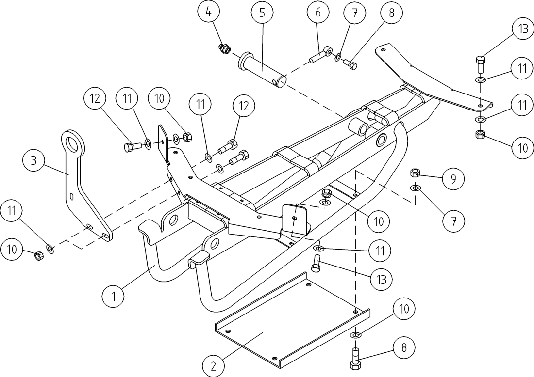 DINO 120T BEARERS FOR PLATFORM