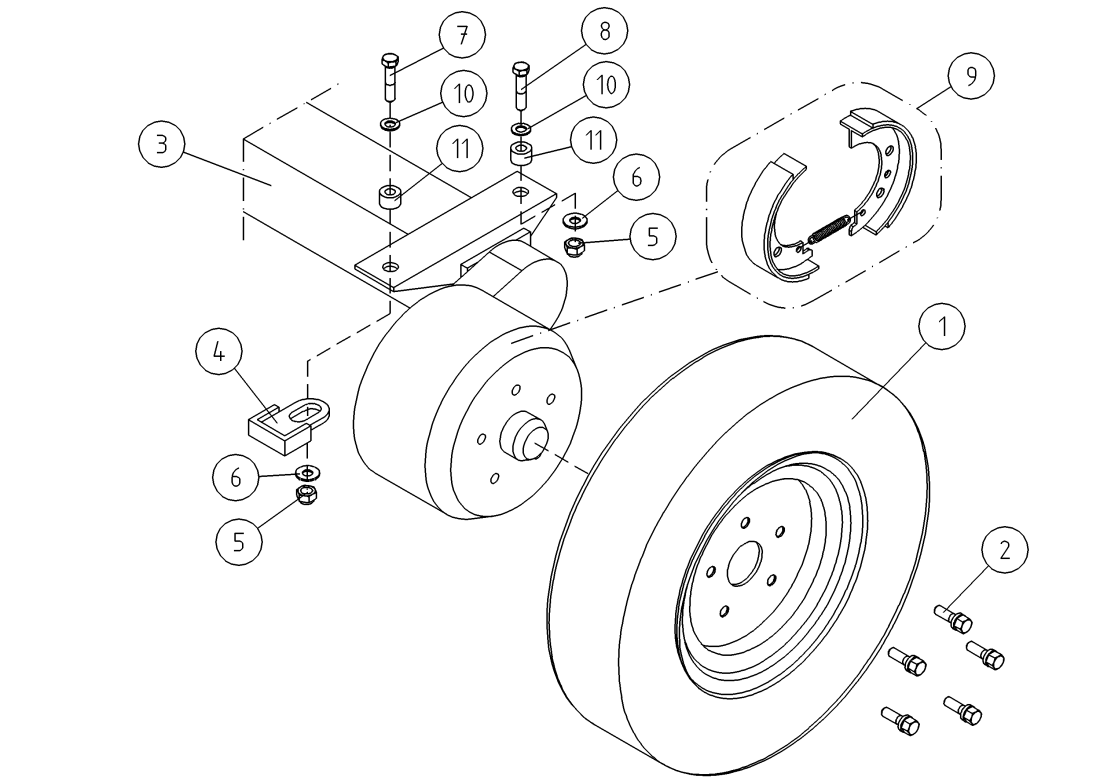 DINO 120TB AXLE