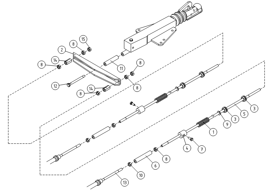 DINO 230T BRAKE BEAMS