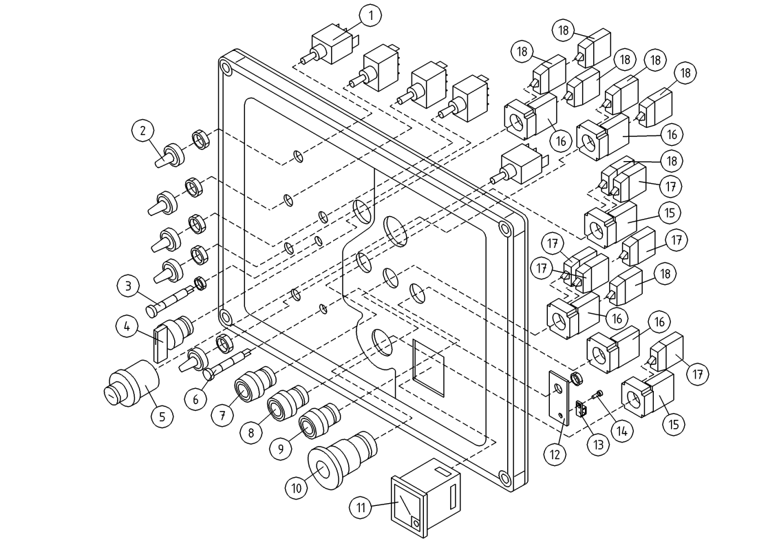 DINO 220XTC MCB-CENTRE, COVER