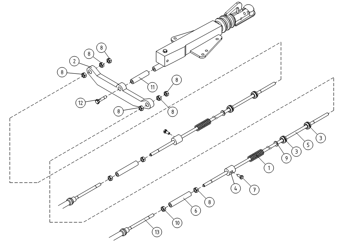 DINO 230T BRAKE BEAMS