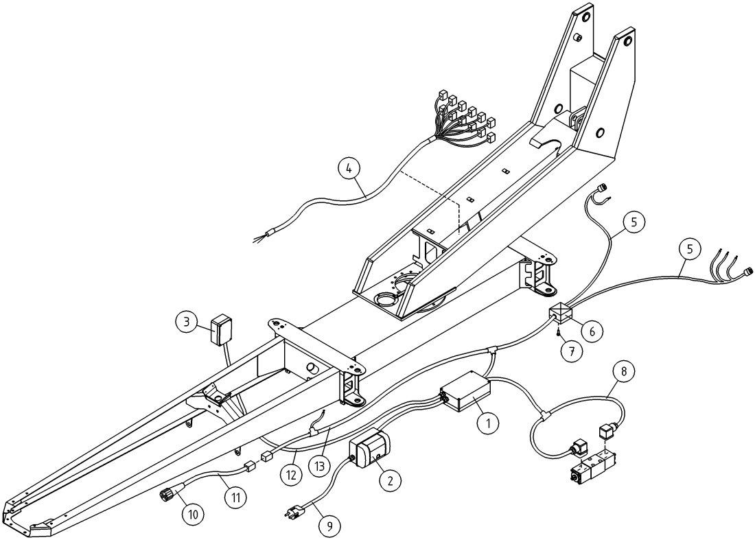 DINO 120TN CHASSIS, ELECTRIC HARNESS