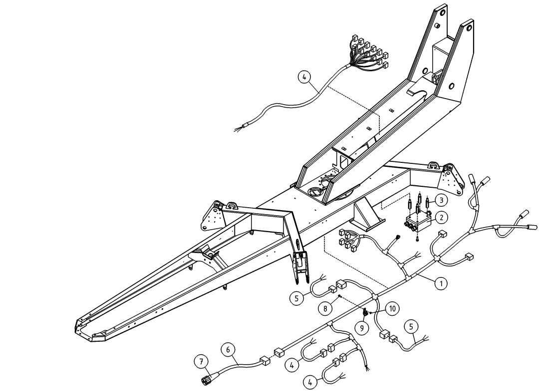 DINO 120TB CHASSIS, ELECTRIC HARNESS