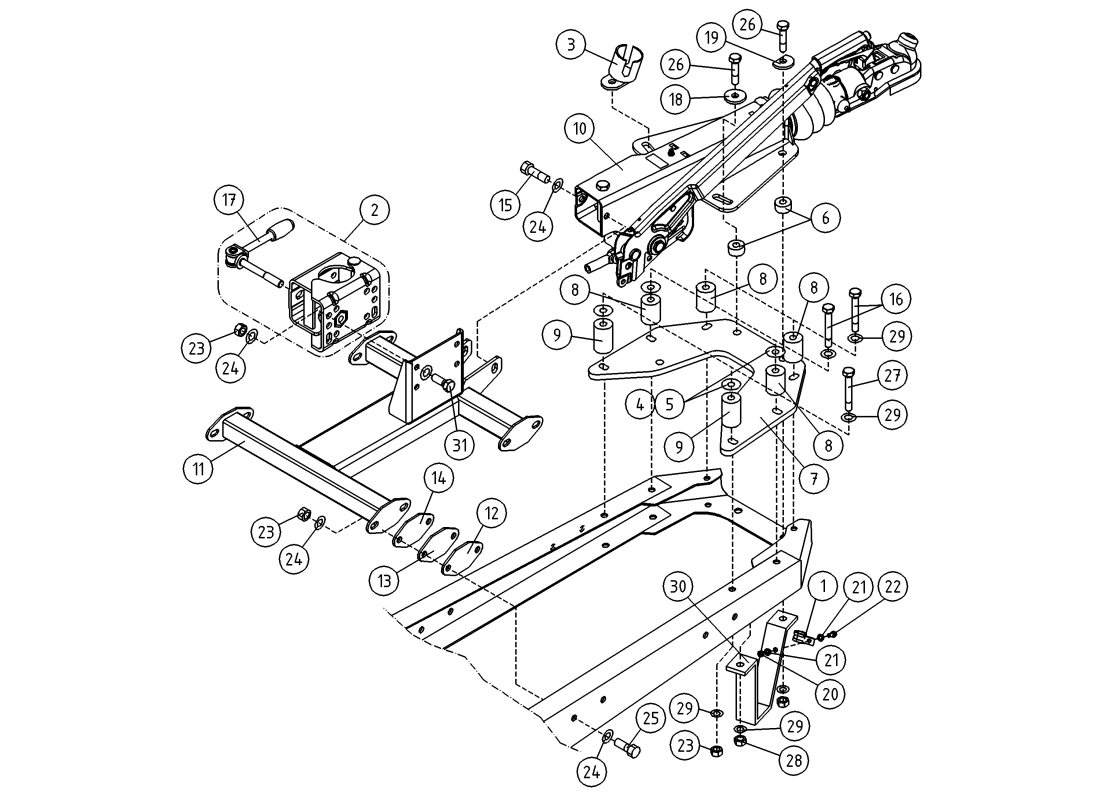 DINO 150TBII TOWBAR COUPLING