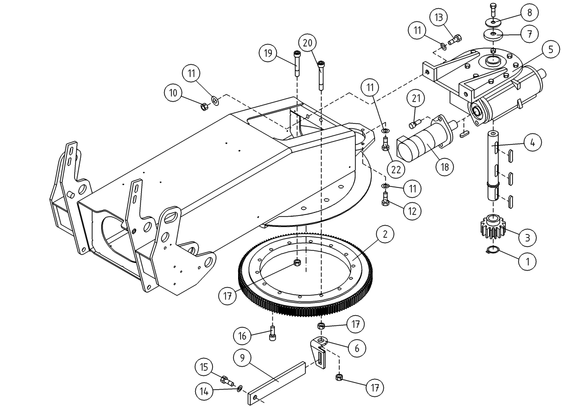 DINO 180XTII ROTATION MECHANISM