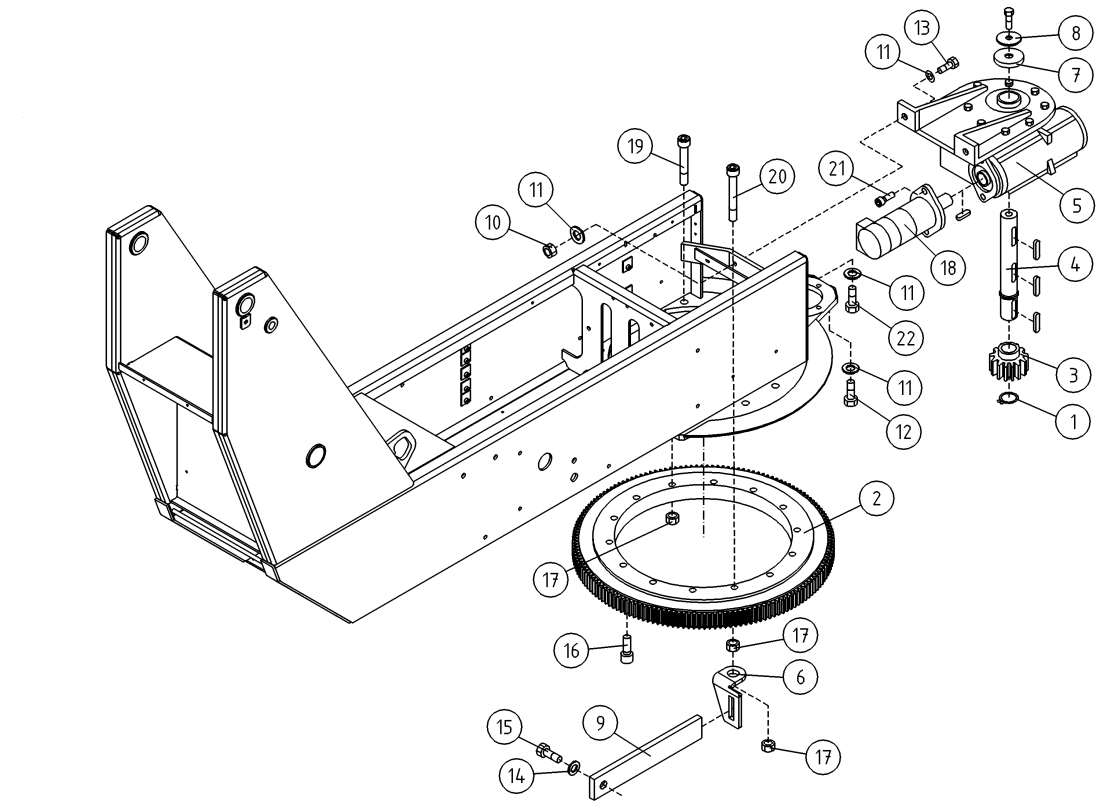 DINO 135T ROTATION MECHANISM