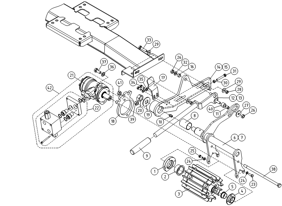 DINO 105TL DRIVE MECHANISM