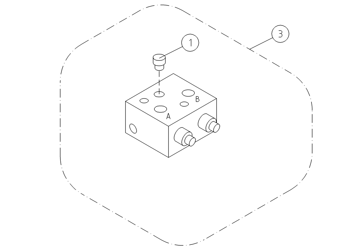 DINO 180XT LOAD FALL VALVE DRIVE MECHANISM