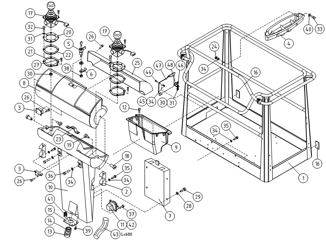 DINO 160XTII PLATFORM, OPTION