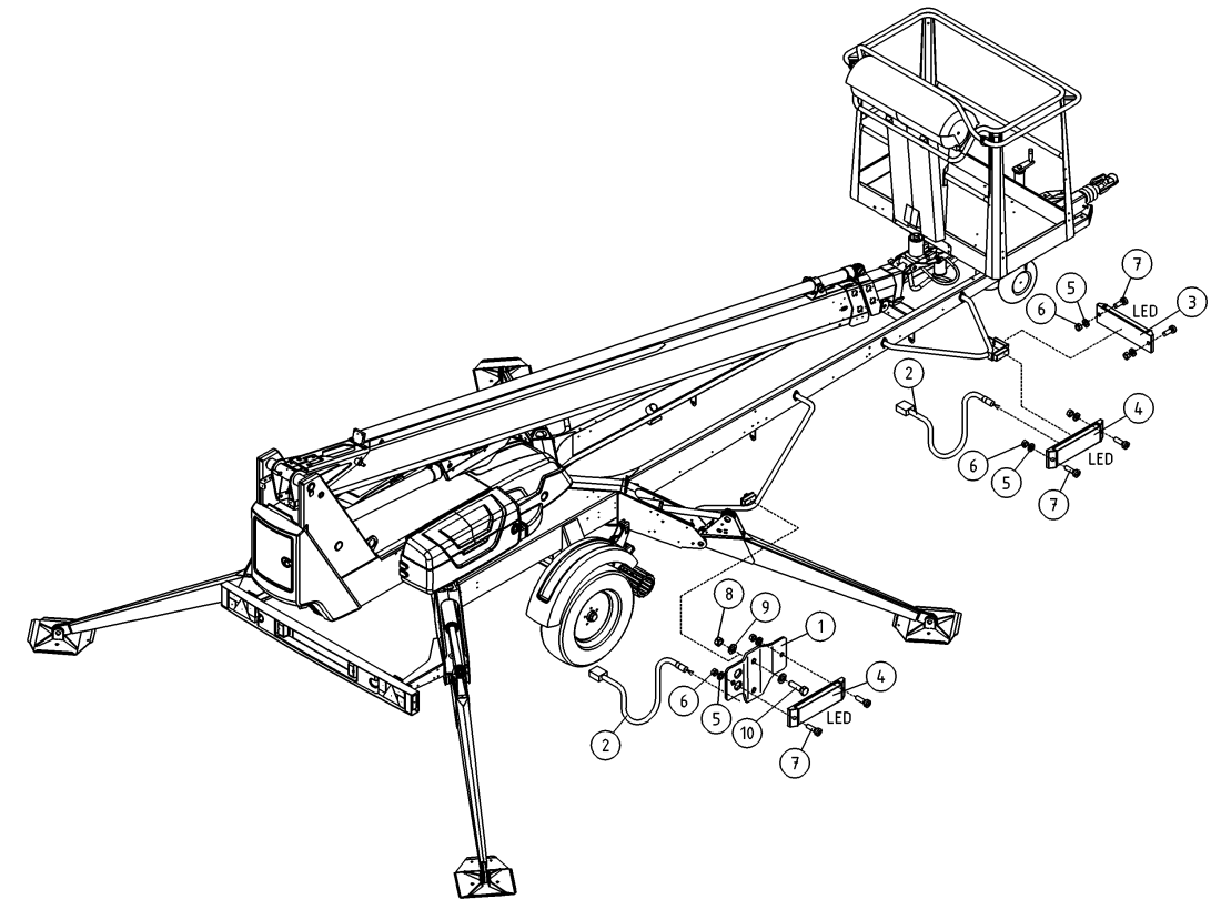 DINO 180TBII LIGHT EQUIPMENT, LED, OPTION