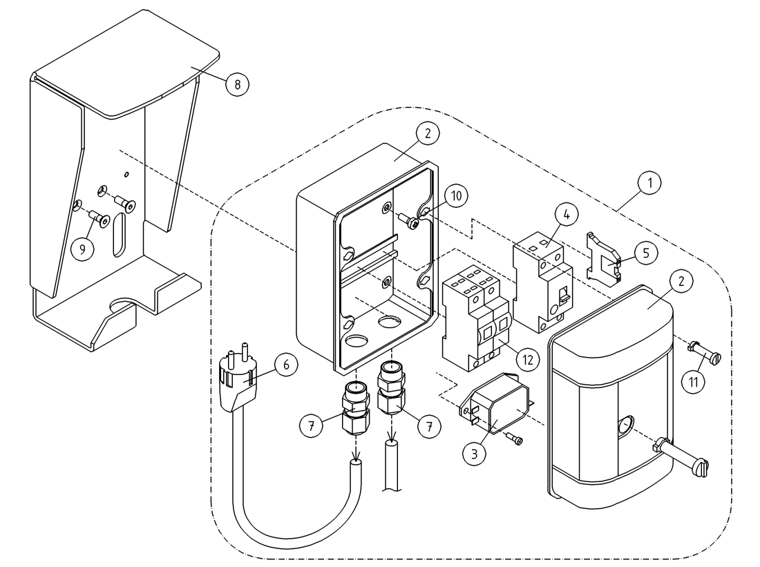 DINO 220XSE FAULT CURRENT SAFETY SWITCH