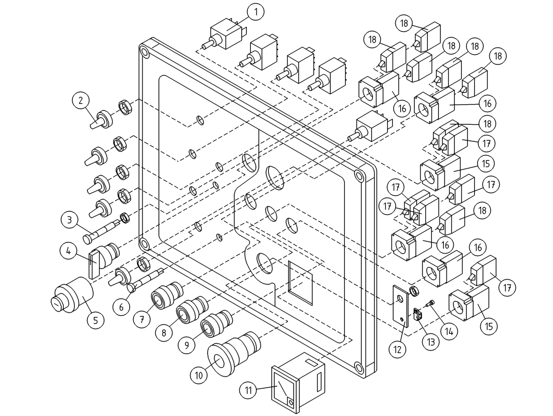 DINO 185XTCII MCB-CENTRE, COVER