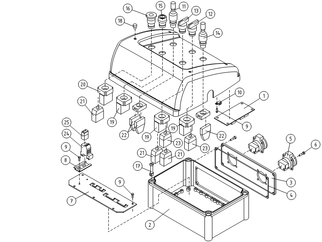 DINO 120TN COVER FOR PLATFORM CONTROL PANEL