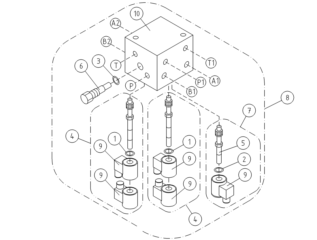 DINO 135T VALVE SET 12V