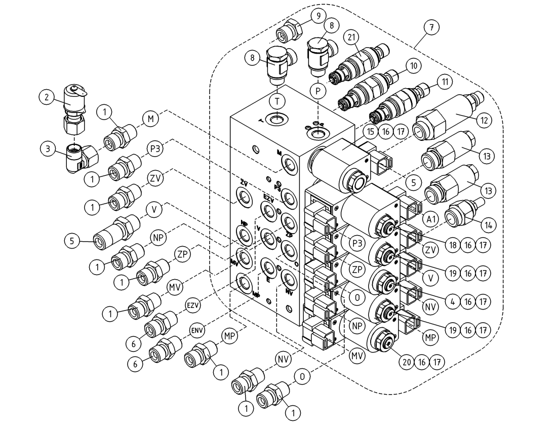 DINO 120TB VALVEBLOCK