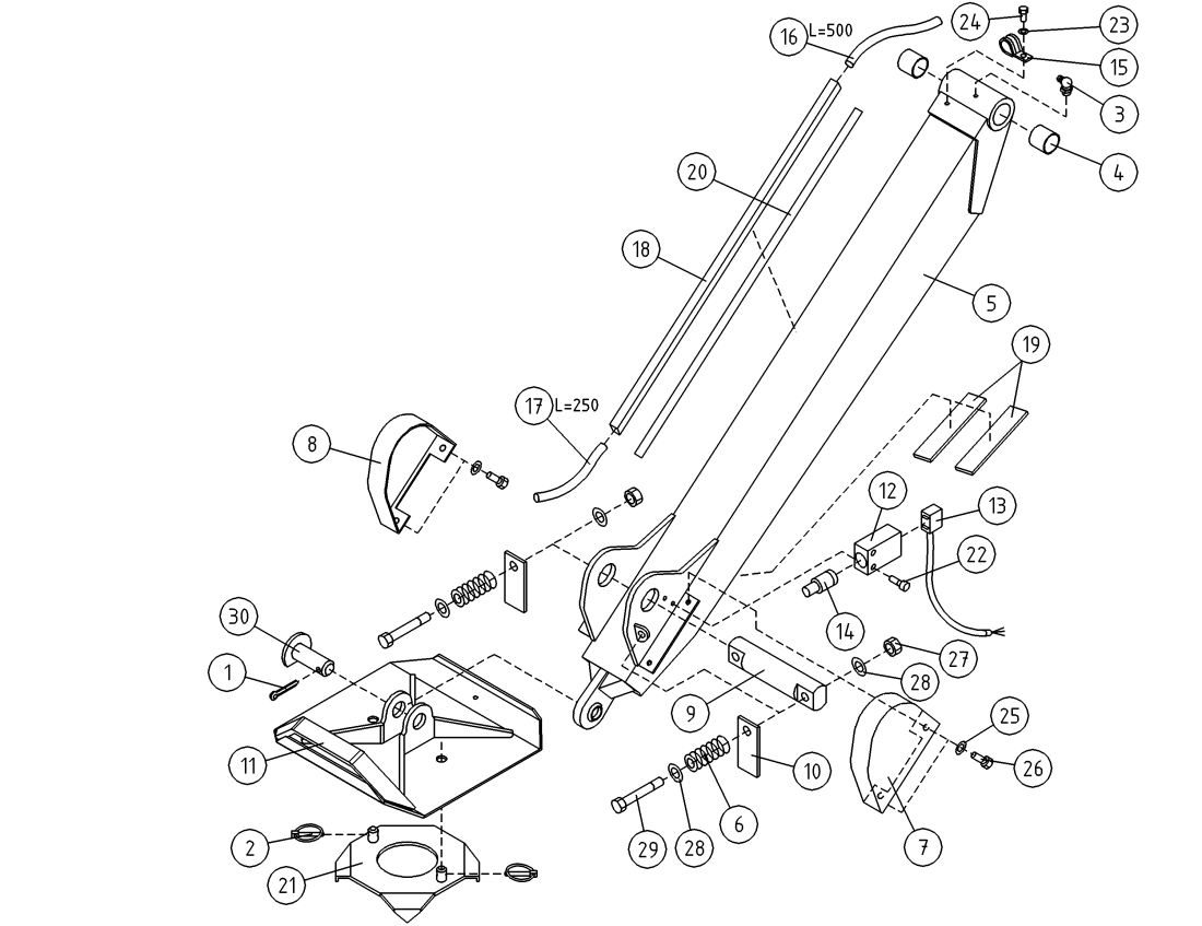 DINO 205RXT OUTRIGGER