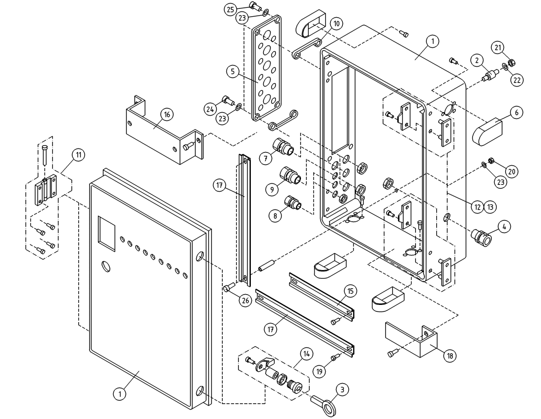 DINO 205RXT CAPSULE CLAMPS,AIN ELECTRIC BOX