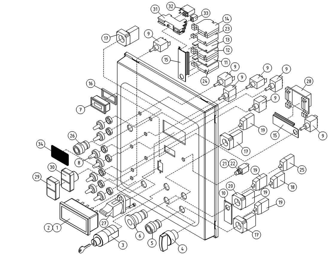 DINO 220XSE LCB-CENTRE, COVER, OPTION