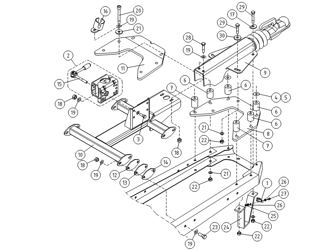 DINO 210XT TOWBAR COUPLING