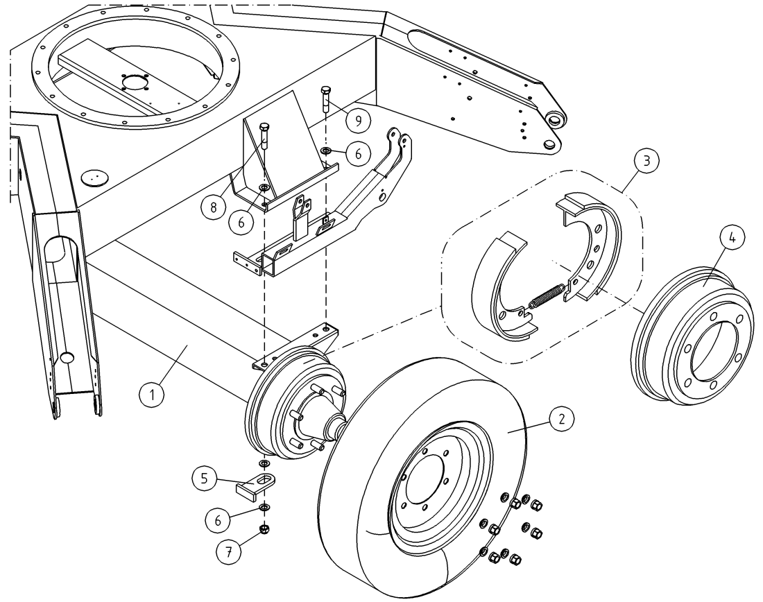 DINO 180XT AXLE