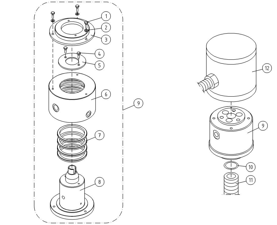 DINO 185XTCII ROTATING ADAPTER