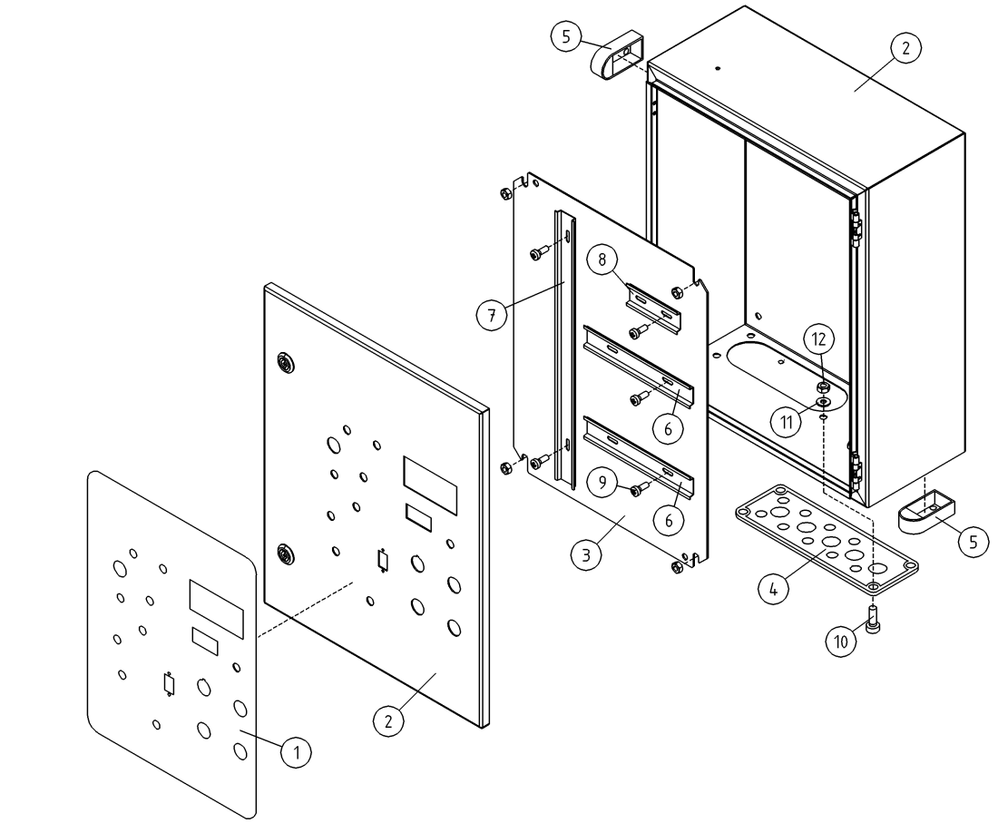 DINO 220XSE LCB-CENTRE, CAPSULE CLAMPS