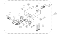 VALVE HOUSING+VALVES SLAVE CYLINDER