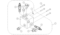 VALVE HOUSING+VALVES TELESCOPE CYLINDER