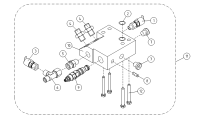 VALVE HOUSING+VALVES SLAVE CYLINDER