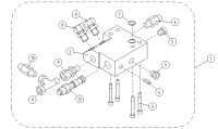 VALVE HOUSING+VALVES SLAVE CYLINDER