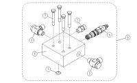 VALVE HOUSING+VALVES LIFT CYLINDER