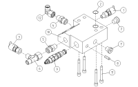 VALVE HOUSING+VALVES SLAVE CYLINDER