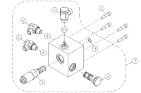 VALVE HOUSING+VALVES TELESCOPE CYLINDER